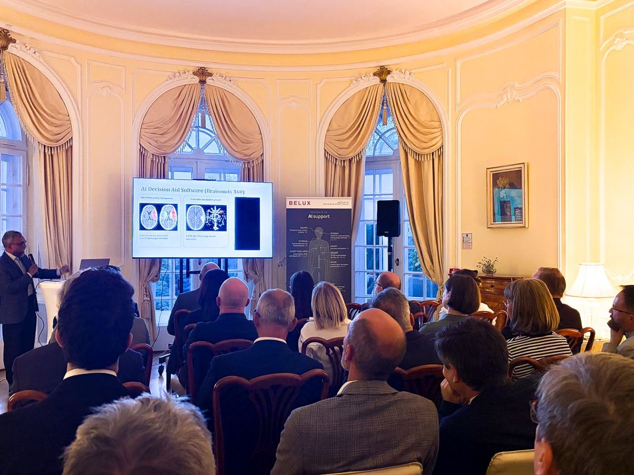 Előadás a Brit AI szakmai napon – Brainomix 360